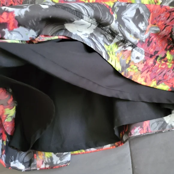 Rachel Rachel Roy | Cute Floral Mesh Cut Out A-line Sleeveless Dress w/ Pockets - Picture 7 of 14